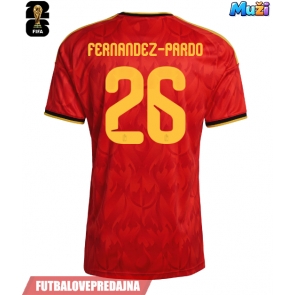 Lacne Muži Futbalové dres Belgicko Matias Fernandez-Pardo #26 MS 2026 Krátky Rukáv - Domáci